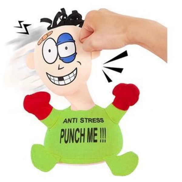 Rolig Punch Me Screaming Doll, interaktiva leksaker