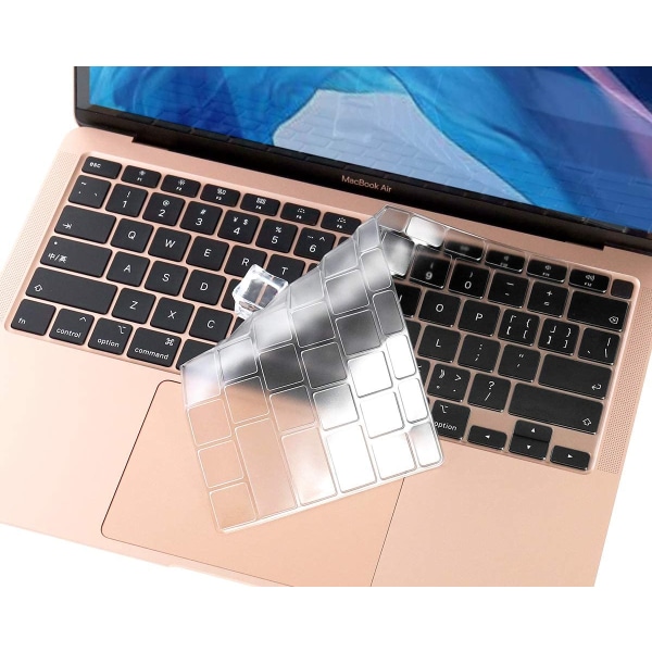 Tangentbordsskydd för MacBook Air 13" silikon Transparent High transparency TPU