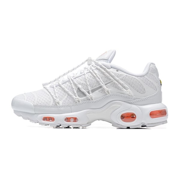 Air Max Plus Utility White Safety Orange Originale sportssko til mænd 42