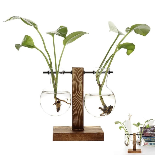 Hydroponic Vase Vintage Desktop Planter Bulb Vase Glass Planter Bulb Vase Desktop Hengende Glass Libra Planter Bulb Vase Hydroponics Plants Office