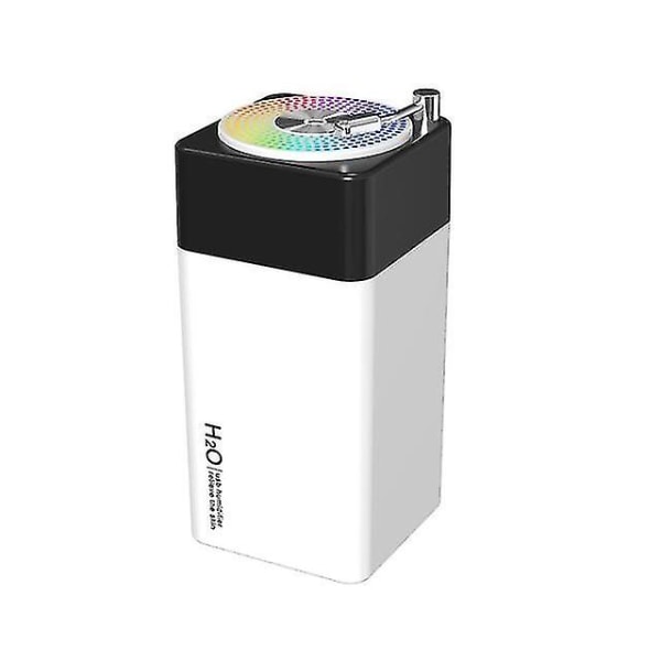 Stor kapacitet Bärbar Home Silent Air Cooler USB Uppladdningsbar Uppladdningsbar Kontorsluftkonditionering- Svart White