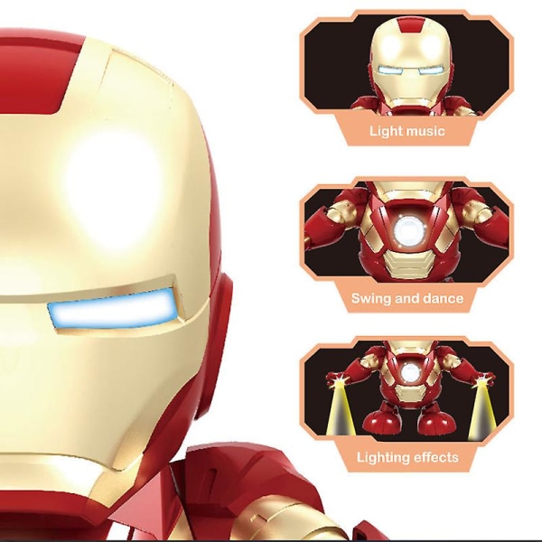 Avenger Electric Dancing Iron Man Robot FARGE： Iron Man YIY9.27