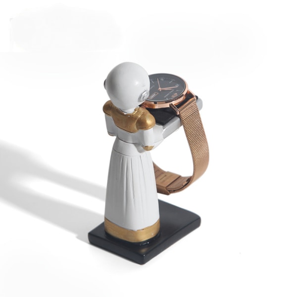 Ur Display Stativ Astronaut Hartsfigur Model Watch Dekoration Forvaringsställ for smycken Watch