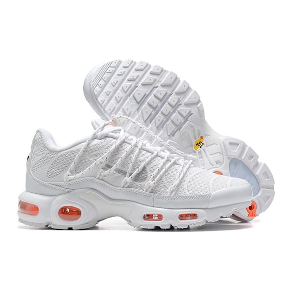 Air Max Plus Utility White Safety Orange Originale sportssko til mænd 43