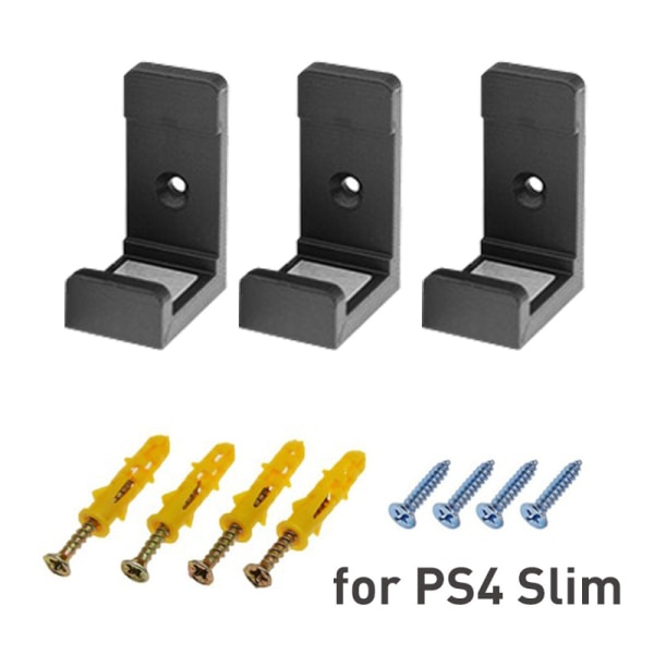 Lämplig för PS4 värd väggfäste väggfäste PS4 slim host wall mount bracket