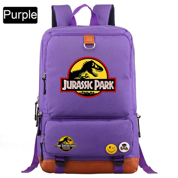 Muoti Seikkailu Dinosaur Jurassic Park World Poika Tyttö Kirja Koululaukku Naisten Laukku Teini-ikäisten Koululaukut Opiskelijareppu D33-32 44CMX29CMX14CM