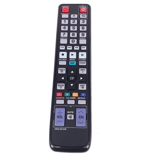 replacement For Samsung Dvd Blu-ray Player Remote Control Bd-c5500 Bd-p1600 Bd-c6500 Bd-p1580 Bd-c69