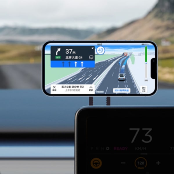 Biltelefonholdere for modell 3/Y Osynlig magnetisk telefonfeste for bil hopfällbar bilholdere Telefonholdere for MagSafe-