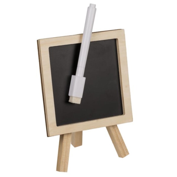 Miniboard / Griffeltavla med Ställ - Magnetisk black