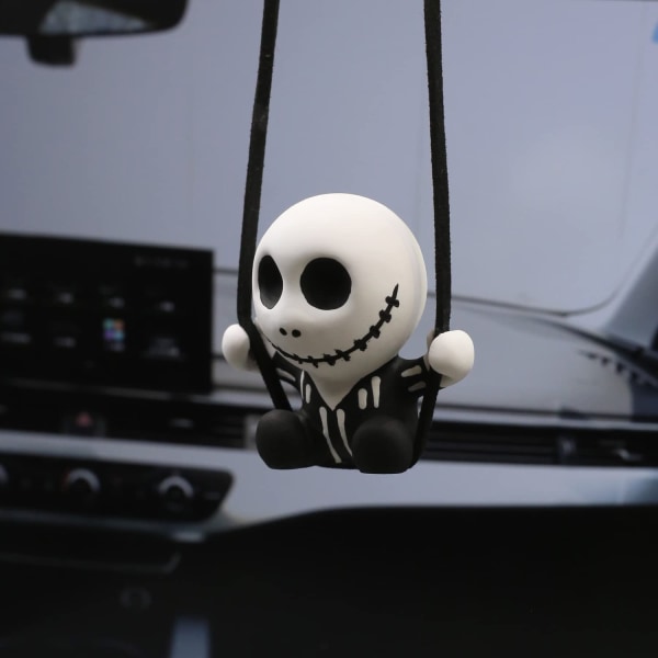 Cool Swinging Skull Bilhängande prydnad, bilhängande tillbehör