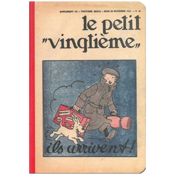Tintin - Anteckningsbok - Petit Vingtième Ils arrivent! multicolor