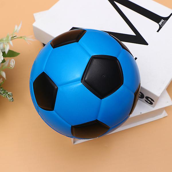 1st Pu fotbollsleksak Utomhussportleksaker Solid fotboll Pedagogiska rekvisita Barnfödelsedagspresent (15 cm slumpmässig färg)