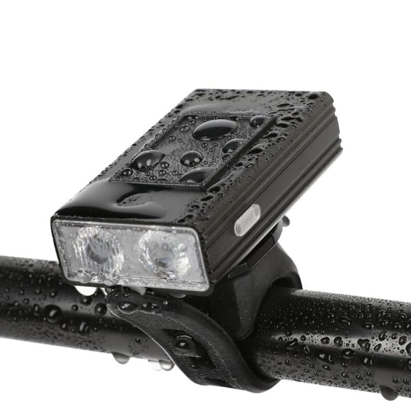 Cykel Front Light Digital Display 500 Lumen 2000 mah USB Opladningsbar fikserende lampe Mtb Lampa Cykel LED Strålkastare
