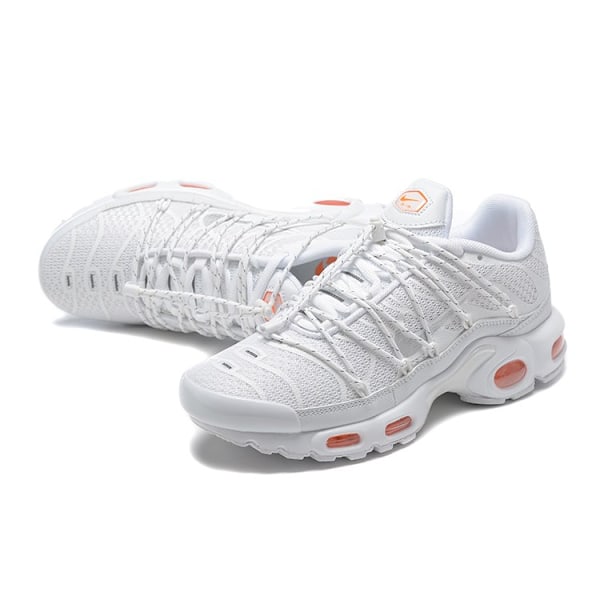 Air Max Plus Utility White Safety Orange Originale sportssko til mænd 42