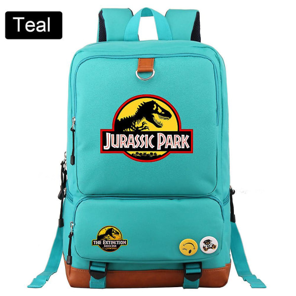 Modeäventyr Dinosaurie Jurassic Park World Pojke Tjejbok Skolväska Kvinnor Bagpack Tonåringar Skolväskor Studentryggsäck D33-24 44CMX29CMX14CM