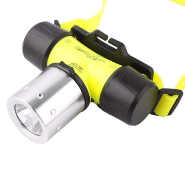Dykning LED Pannlampa Utomhus Undervatten Dykljus Dykning LED-lampa for unisex，Fiske camping pannlampa