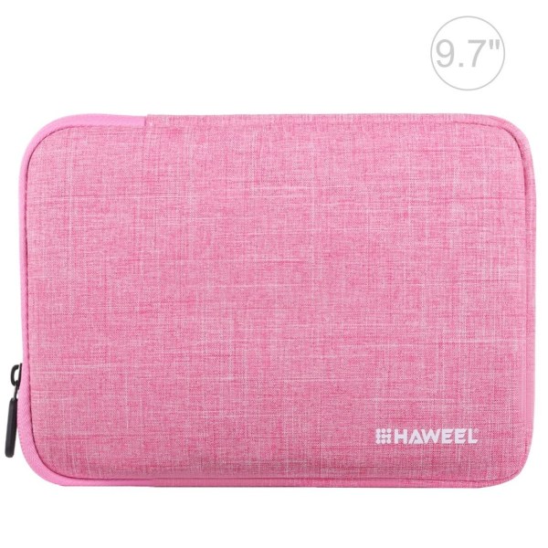 Laptopväska 9,7-tum med dragkjede - Haweel Pink 9.7-inch (without outer pocket)