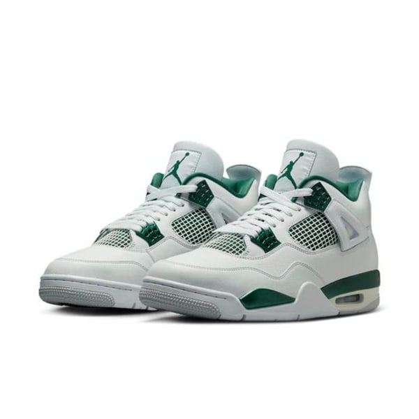 Air Jordans 4 Retro Oxidized Green Mænd og Kvinder Originale AJ4 Sneakers 41