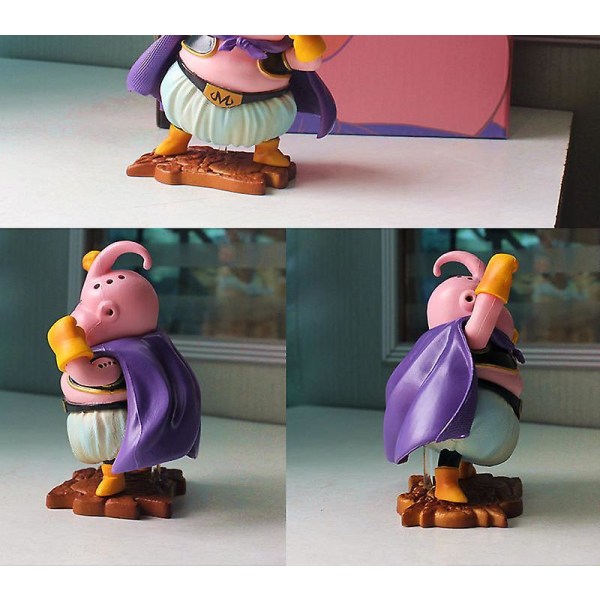 1mordragon Ball Cute Gk Cute Devil Fat Buu Computertaske Bildekoration Håndlavet Model Legetøj Kreativ gave