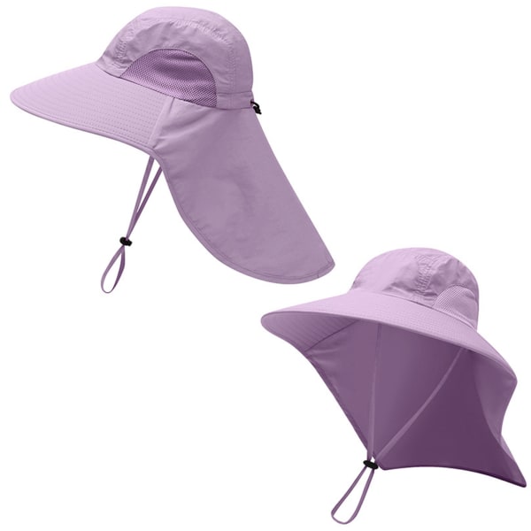 Herr Boonie-hatt for sol for beskyttelse Bred brätte for solhatt Herr Boonie-hatt med halsrep UV for beskyttelse Hatt Bred Bri Khaki