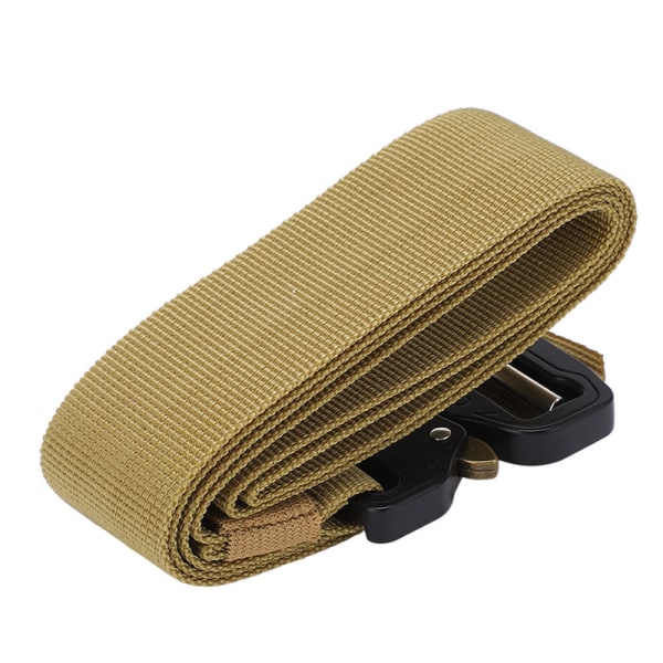 Tactical Outdoor Belt Quick Release Cobra Spänne Bälte för män (khaki)