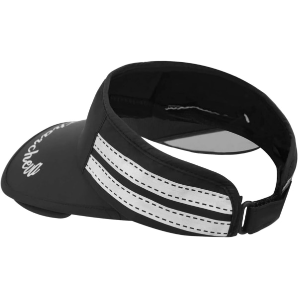 Sport Visir Cap Solbeskyttelse Sport Tom Solhatt Visir hovedbånd black