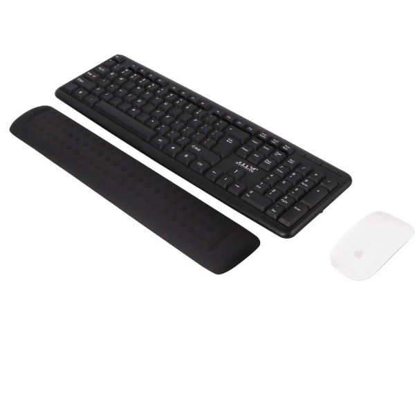 Ergonomiskt Handledsstöd till Tangentbord Black keyboard pad