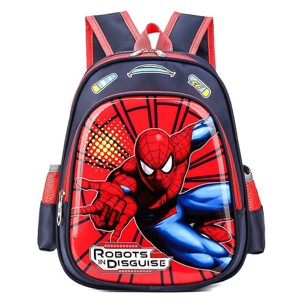 Spiderman Reppu Lasten Poika Supersankari Hämähäkkimies Koululaukku Lastentarha Reppu A