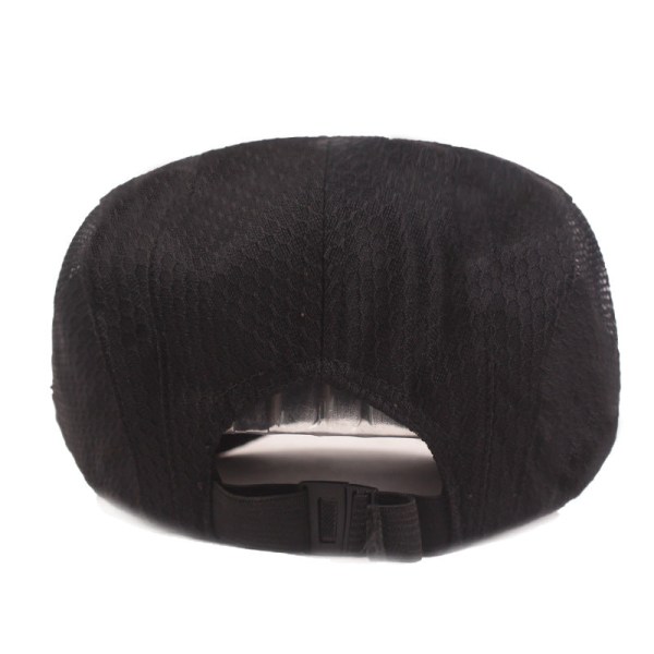 Kvinnor män Baskerhatt Mesh Cap Mesh Basker Vår Sommar Andas Hatt Peaked Cap Konstnärlig ungdom Solhatt dark gray