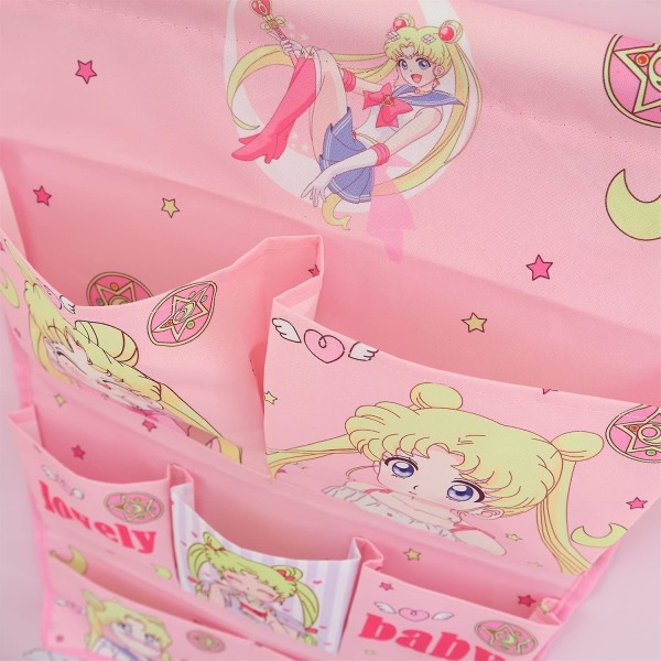 Estorxilewall Door Closet Hanging Organizer, Sailor Moon Bag, Hanging Storage Sailor Moon Room Decor, Hanging Organizers For Clothes Toys Sundrie