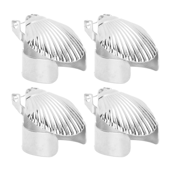 4 kpl kuori automaattinen sammutuskynttilävalmistaja kynttilöiden turvalliseen sammuttamiseen (hopea)