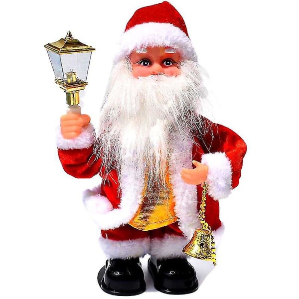 Julepynt julefest elektrisk musikband julemand julelegetøj syngende dukke gave no3595 Saxophone