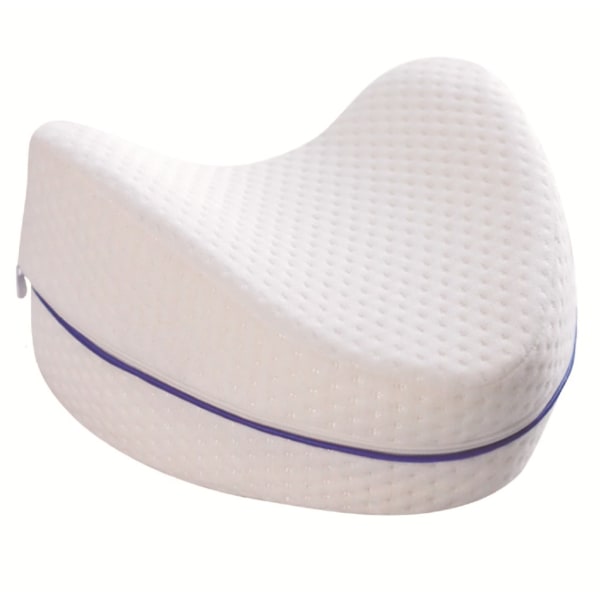 Ergonomisk benkudde i memory foam Blå/Vit