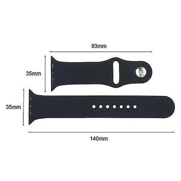 Silikonklokkerem kompatibel med Apple Watch 42mm 44mm