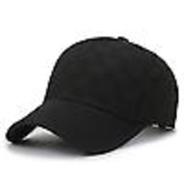 Modeny høykvalitativ hatt for män Justerbar utendørsvisirhatt (svart)