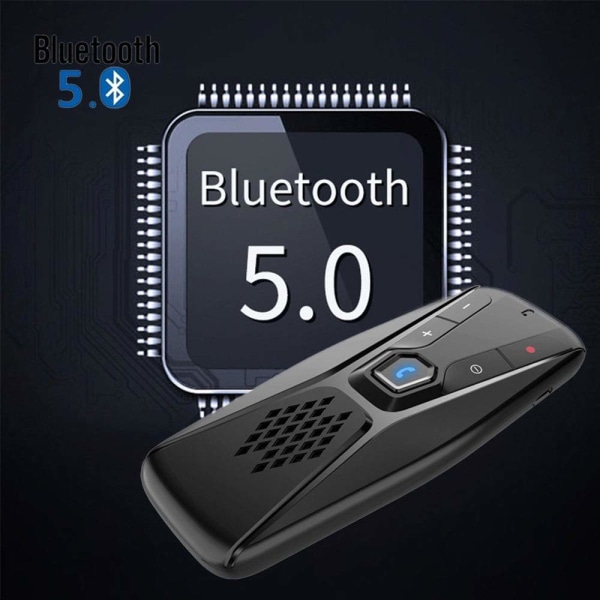 Bluetooth 5.0 Car Kit trådlös högtalare Auto Sun