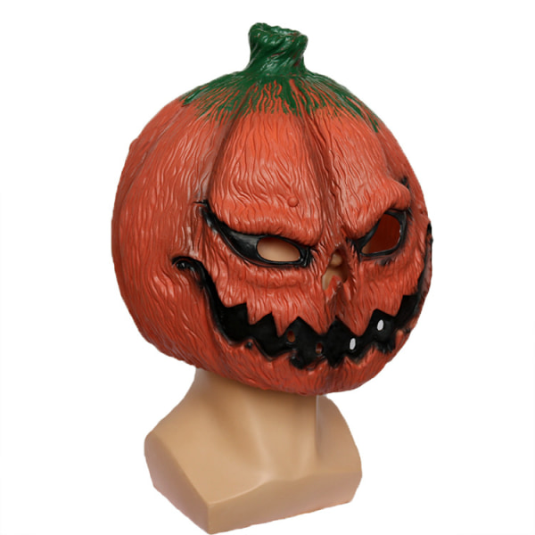 Pumpkin Mask Scary Latex Full Head Mask Fancy Mekko Scarecrow Koriste Halloween Pukujuhlat