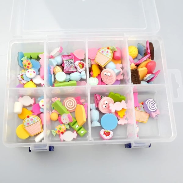 3 Pcs Adjustable Plastic Jewelry Organizer Box For Storing Earrings Necklace Diy Items