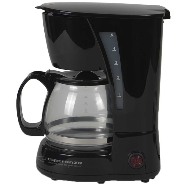 Esperanza - Kaffebryggare med Inbyggt Kaffefilter - 0,6 L black