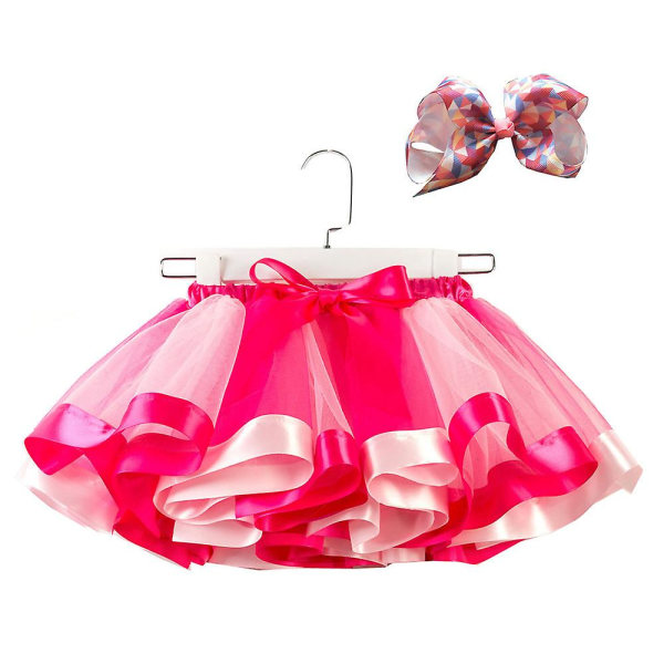 Tutu nederdel piger kage Tutu Pettiskirt Dans mini nederdel Fødselsdag Prinsesse Boldkjole Børn Børn Tøj 4 Lag Tyl Nederdele style 4