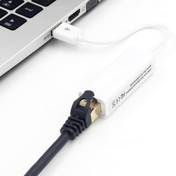 USB 2.0 till Ethernet 10/100 RJ45 nätverksadapter för LAN 7/8/10/Vi