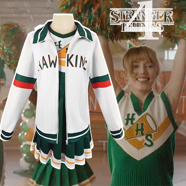 2022 Uusi Stranger Things -kausi 4 Cosplay-mekkopaita lyhythihainen pyöreäkaula-asu miehille ja naisille Dress XL