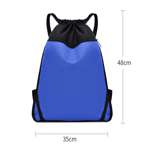 Dragsko Ryggsäck Gymväska Sackpack String Sack Pack Väskor Royal blue