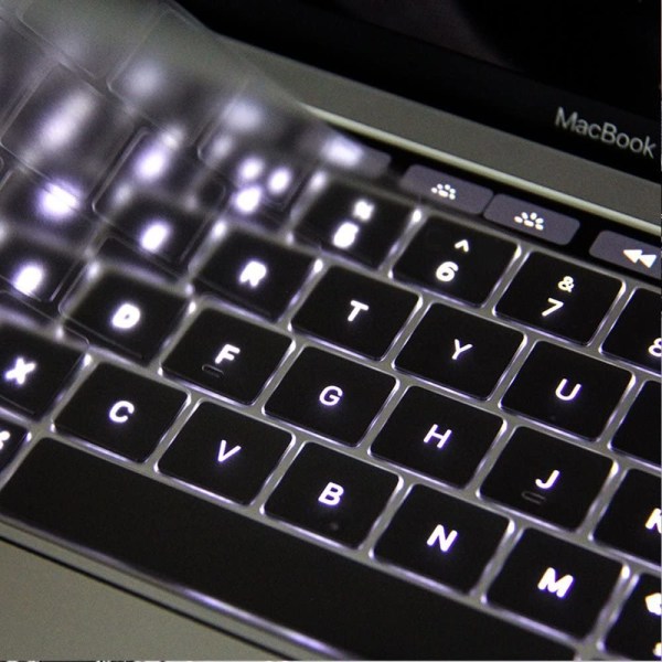 Tangentbordbeskyttelse for MacBook Air 13" silikon Gjennomsiktig High transparency TPU