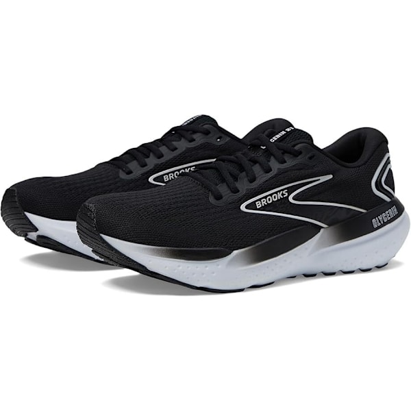 Brooks Glycerin 21 Black Grey White for Menn og Kvinner Originale Sneakers 39