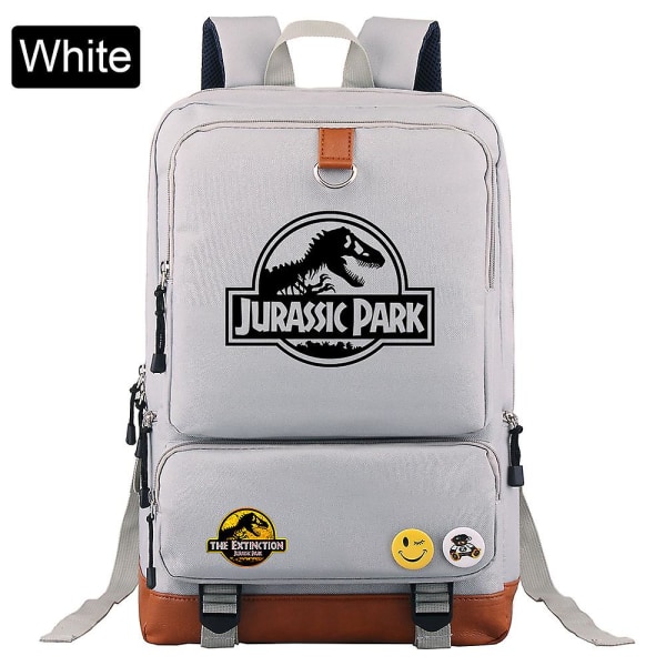 Modeäventyr Dinosaurie Jurassic Park World Pojke Tjejbok Skolväska Kvinnor Bagpack Tonåringar Skolväskor Studentryggsäck D33-23 44CMX29CMX14CM