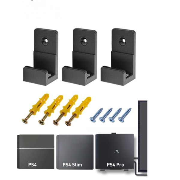 Lämplig för PS4 värd väggfäste väggfäste PS4 slim host wall mount bracket