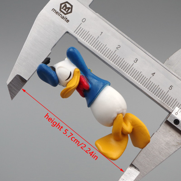 2st Mini Anime Duck Dolls bilinredningsprydnader