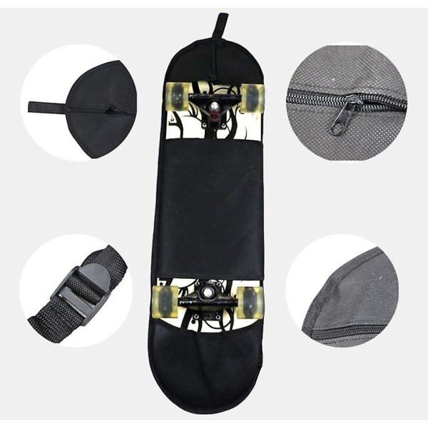 Skateboard Carrying Bag Waterproof Longboard Bag Oxford Skate Board Shoulder Bag Backpack Handic Handbag Longboard Backpack Long Board For Max 30 Inch