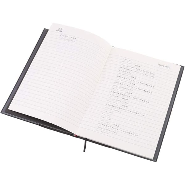 Death Note Notebook Anime Diary med penna og kjede for anime
